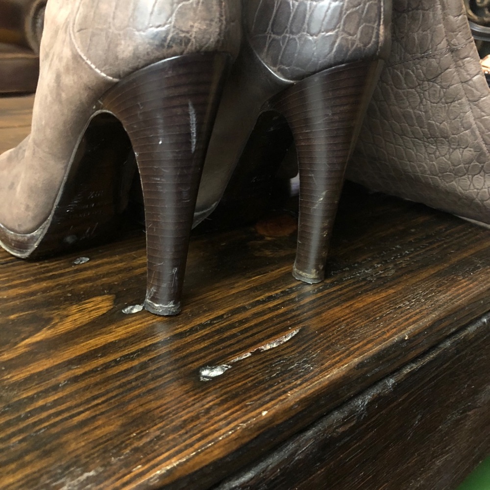 GIUSEPPE ZANOTTI: over the knee leather embossed - Picture 5 of 7